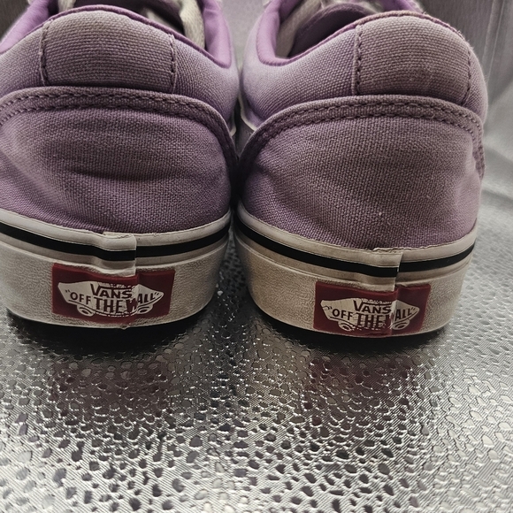 Vans Old Skool Sneakers Women’s 6.5 Purple Canvas Low Top Skate Shoes - Picture 2 of 5